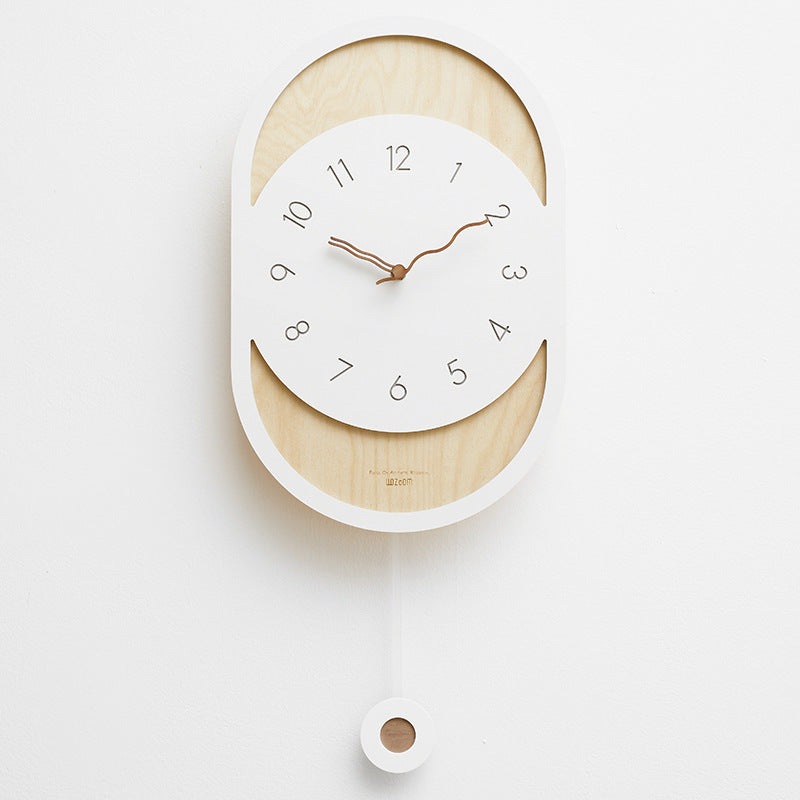 Long Modern Pendulum Analog Wall Clock