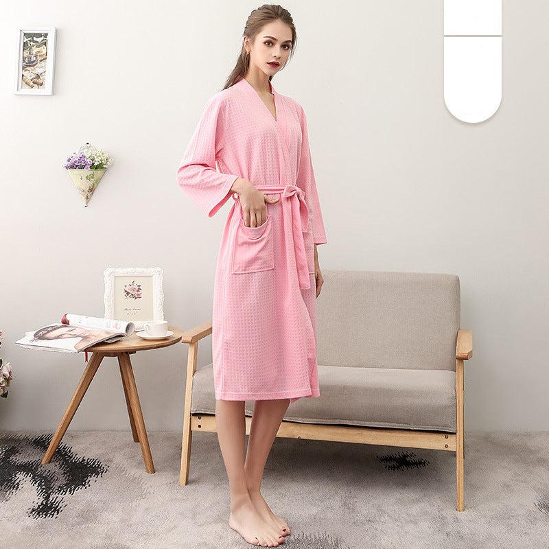 100% Thickened Flannel Matching Long Robe Set