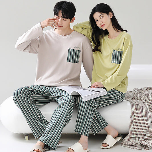 Pure Cotton Comfy Pajamas Set for Men and Women