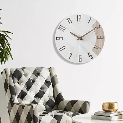 Japanese Style Wooden Silent Wall Clock – Minimalist & Zen Design