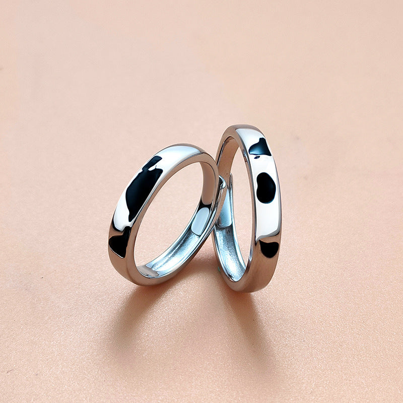 Romantic Matching Promise Rings for Him and Her