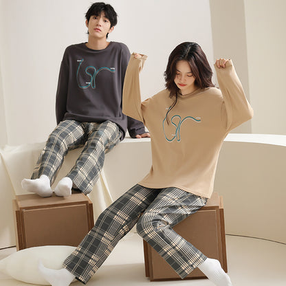 Matching Pullover Pajamas Set for Couples