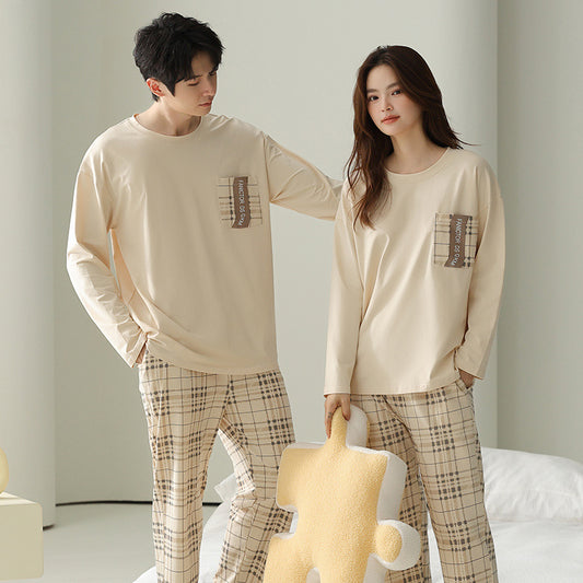 Matching Pair His Hers Pajamas Set 100% Cotton