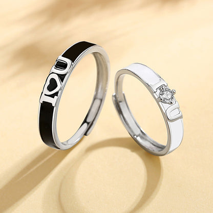 I Love you Couple Promise Rings Set for Two