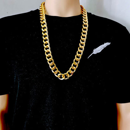 Mens Super Long Thick Chain Necklace