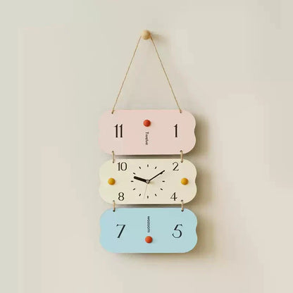 Minimalist Hanging Wall Décor Silent Clock – Scandinavian Modern Design