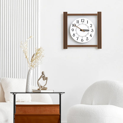 Gullei Artistic Minimalist Silent Wall Clock - Eco-Friendly Design