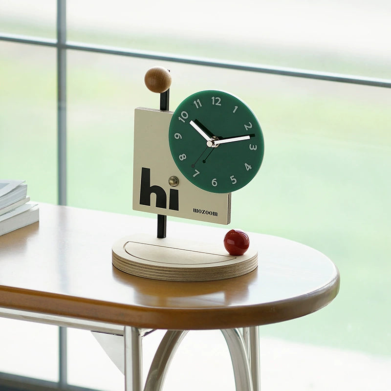 Modern Geometric Silent Storage Clock