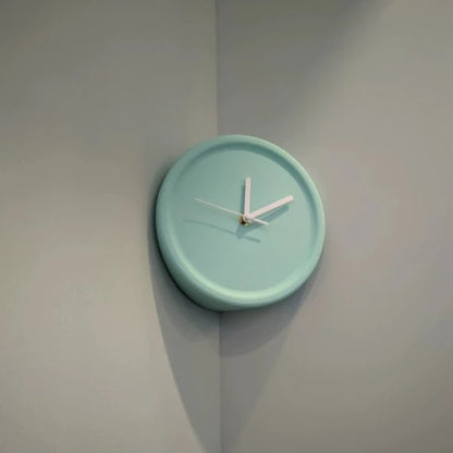 Minimalistic Nordic Analog Silent Wall Corner Clock