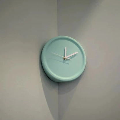 Minimalistic Wall Corner Analog Silent Clock