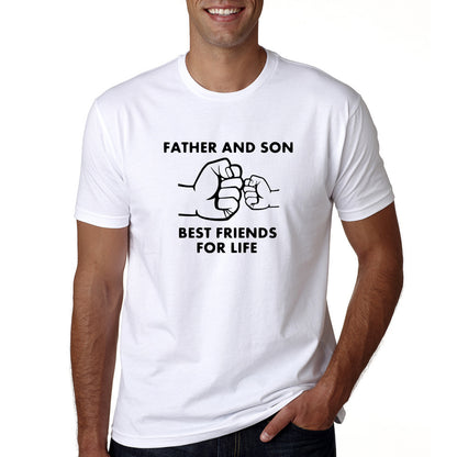 Father and Baby Matching Cotton Tshirts Set