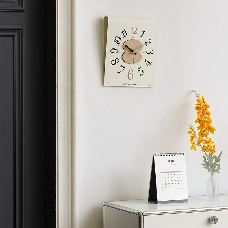 Artistic Silent Wall Clock - Eco-Friendly, Contemporary Design