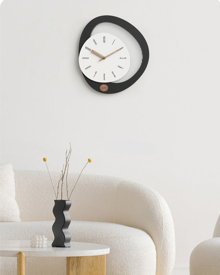 Modern Irregular Shaped Analog Wall Clock