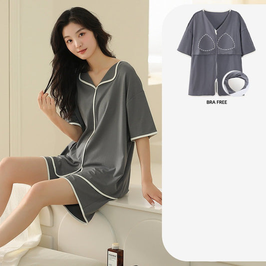 Two-Piece Romantic Summer Nightwear for Women