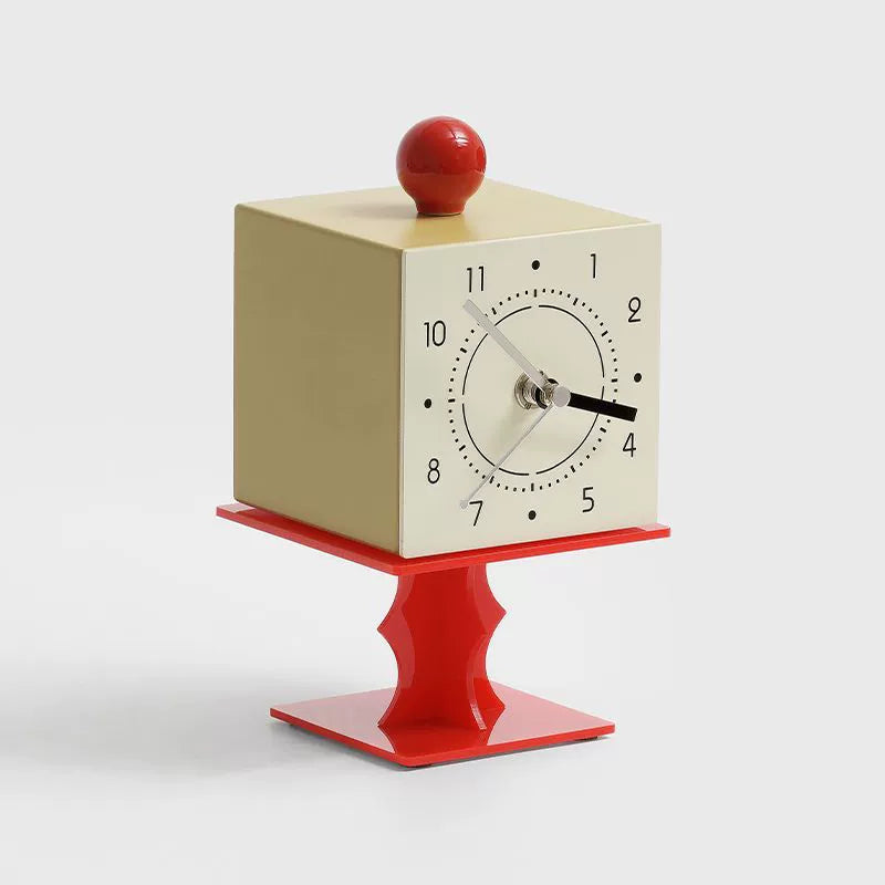Nordic Cube Silent Pedestal Clock
