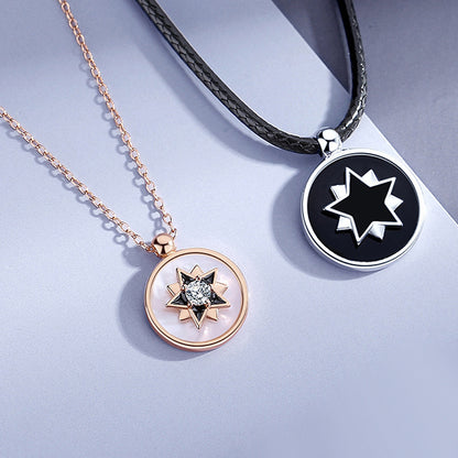 Fidget Spinner Star Couple Necklaces Set for Two