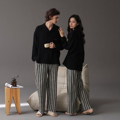 100% Organic Cotton Couple Pajamas - Matching Comfy Set
