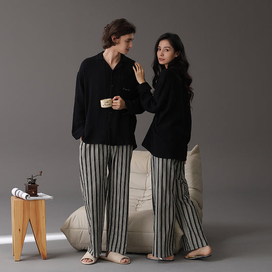 100% Organic Cotton Couple Pajamas - Matching Comfy Set