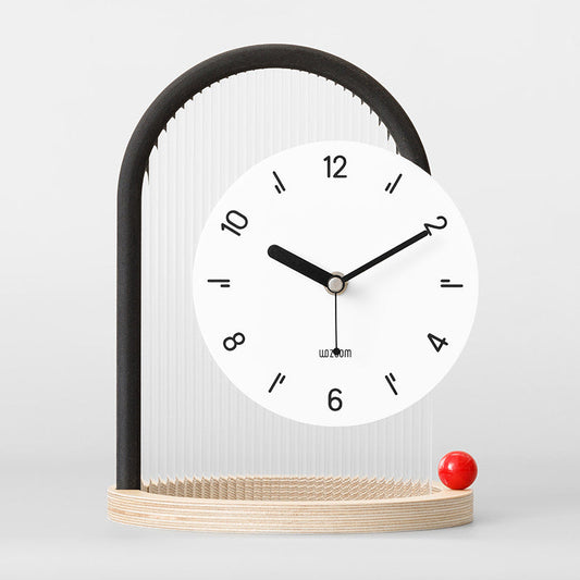 Modern Decorative Table Clock (Silent, Minimalist Design)
