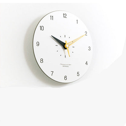 Minimalist Analog Silent White Wall Clock