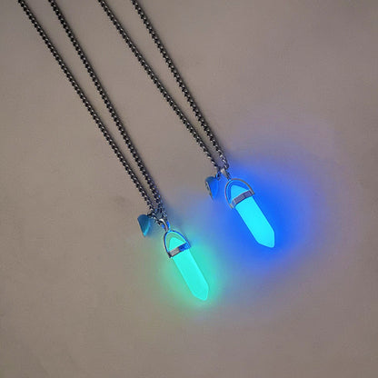 Magnetic Hearts Night-Glowing Couple Necklaces (Set of 2)