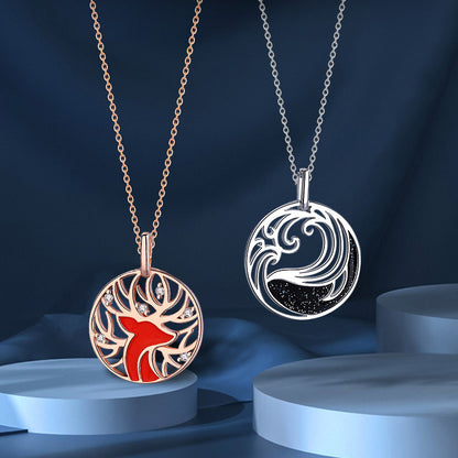 Forest Sea Theme Friendship Necklaces Set