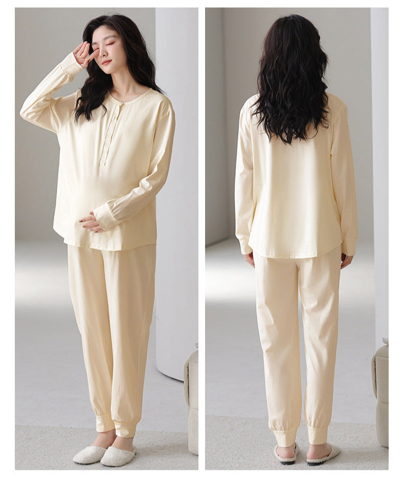 Long Sleeve Maternity Sleepwear Set