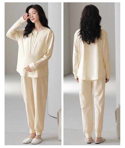 Long Sleeve Maternity Sleepwear Set