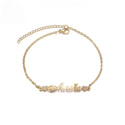 Custom Name Thin Chain Bracelet