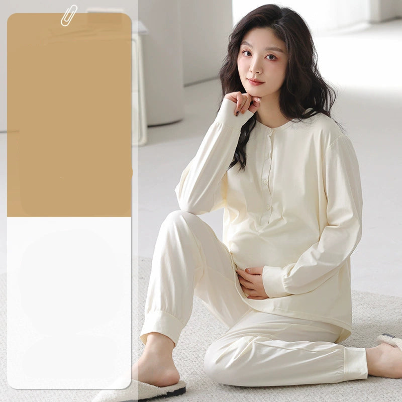 Long Sleeve Maternity Sleepwear Set