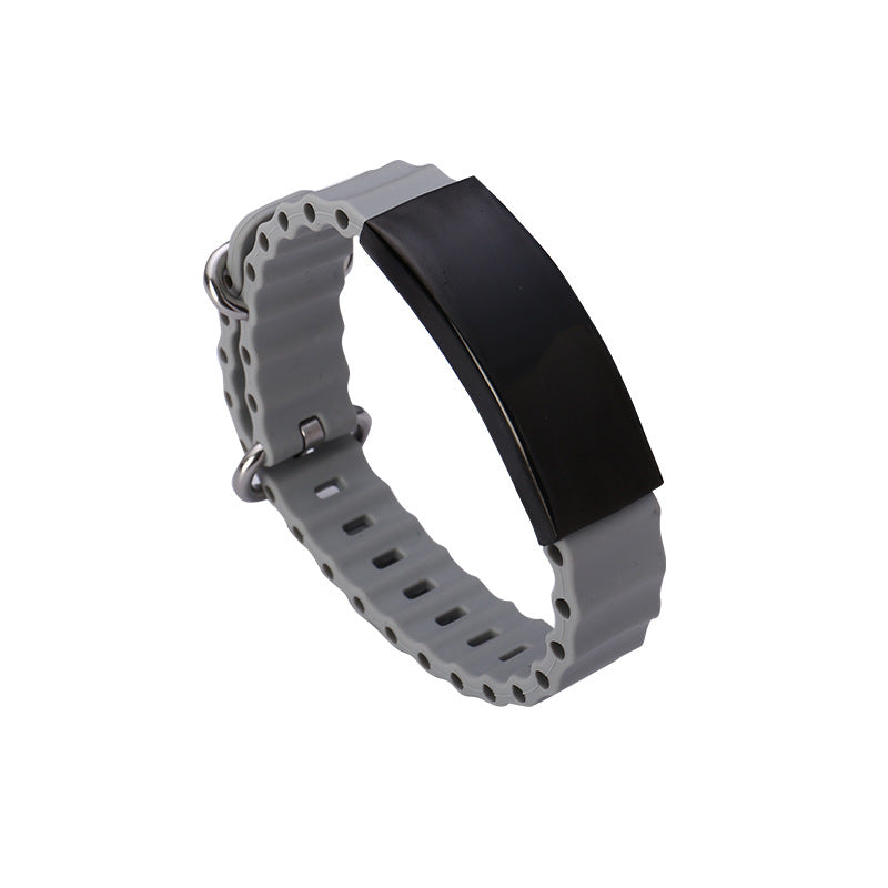 Engravable Sports Bracelet for Men Silicone