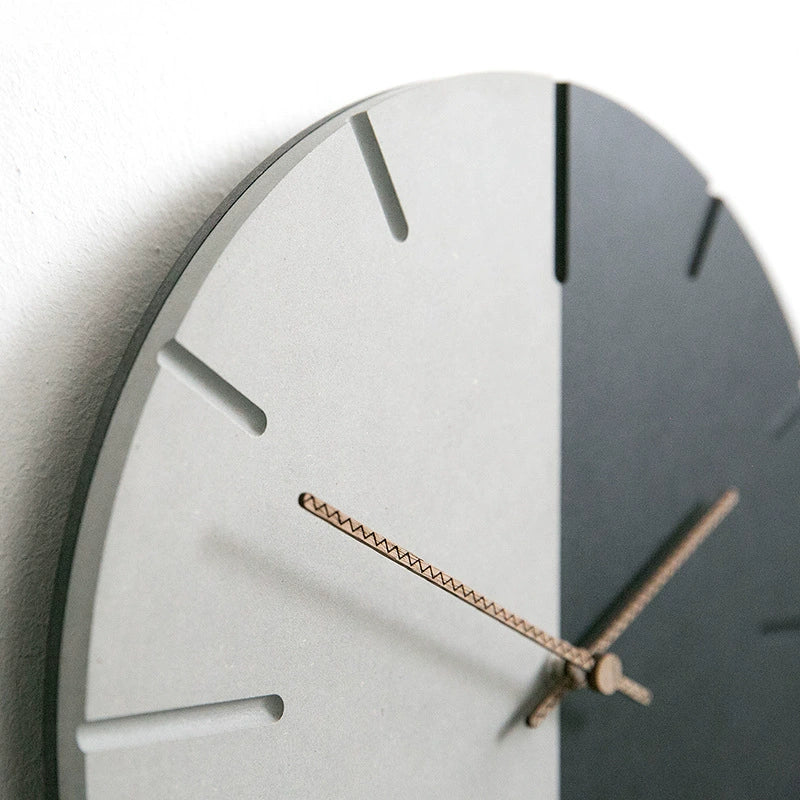 Gullei Silent Wall Clock - Minimalist Design, Eco-Friendly Materials