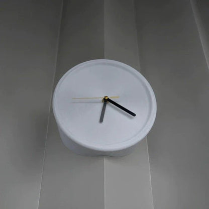 Minimalistic Wall Corner Analog Silent Clock