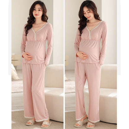 V-Neck Maternity Sleepwear