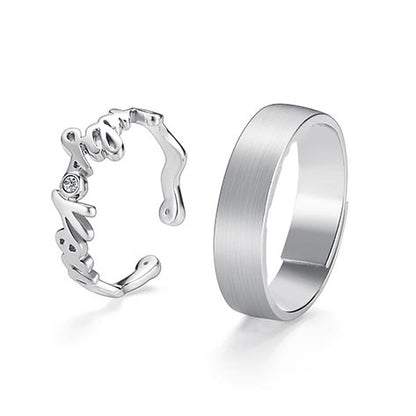 His and Hers Wedding Rings Set for 2