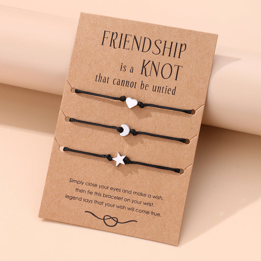 Matching Friendship Bracelets Set of 3