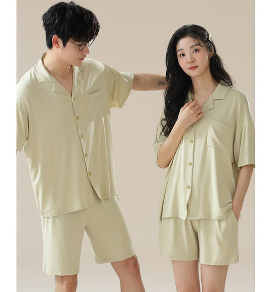Comfortable Sleepwear Matching Set for Men and Women
