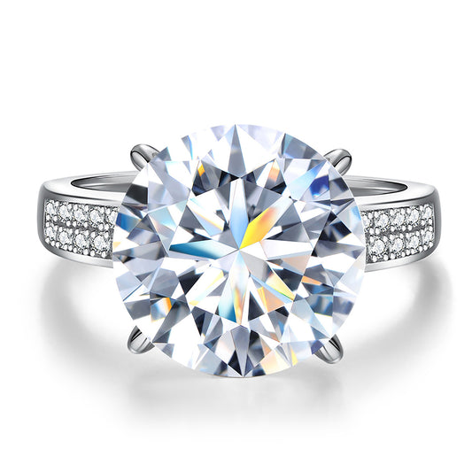 5 Carat Moissanite Diamond Ring