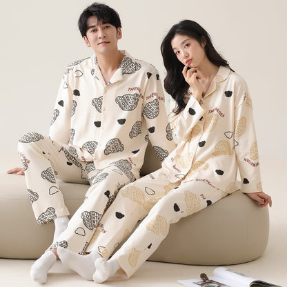 Matching Nightwear Pajamas Set for Couples