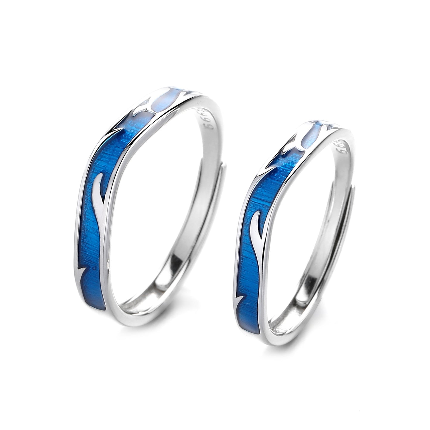 Engravable Matching Wedding bands for Couple