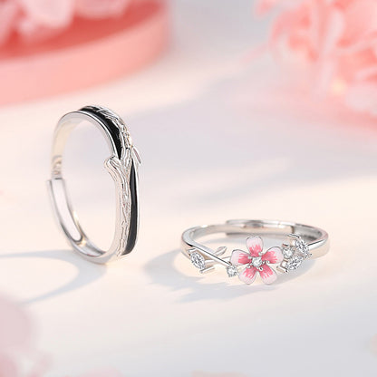 Personalized Sterling Silver & Natural Shell Promise Rings