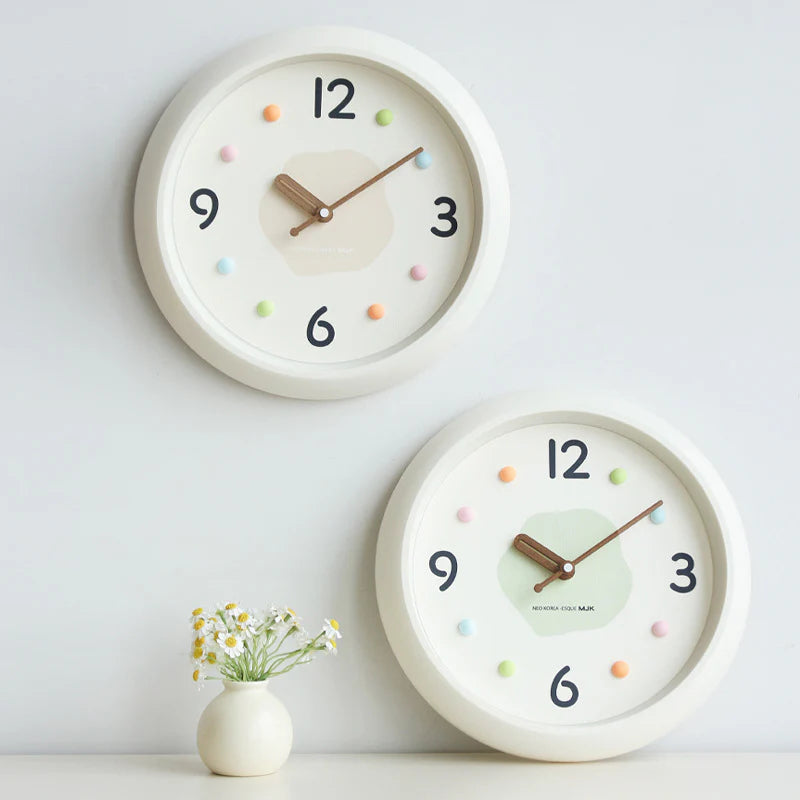 Cute Minimalist Wall Décor Silent Clock – Charming & Functional Design