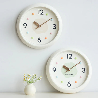 Cute Minimalist Wall Décor Silent Clock – Charming & Functional Design