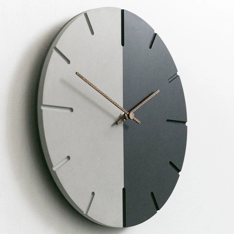 Gullei Silent Wall Clock - Minimalist Design, Eco-Friendly Materials