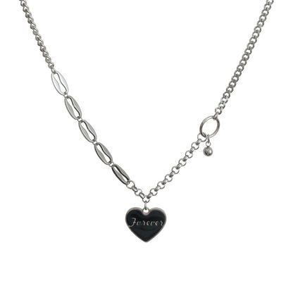 Forever Heart Charm Women Necklace