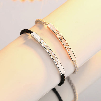 Customized Matching Friendship Rope Bracelets