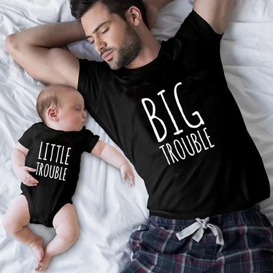 Dad and Baby Matching Fun Tshirts Set