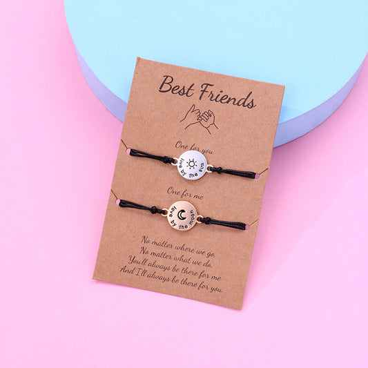 Sun and Moon Best Friends Bracelets Set for 2