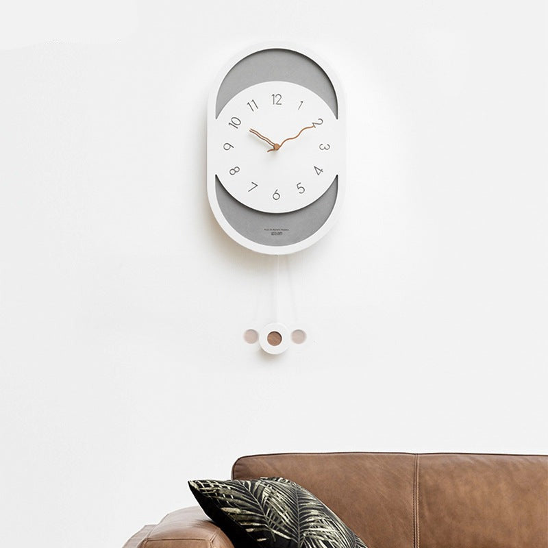 Long Modern Pendulum Analog Wall Clock