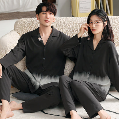 Warm Pure Cotton Pajamas Set for Couples